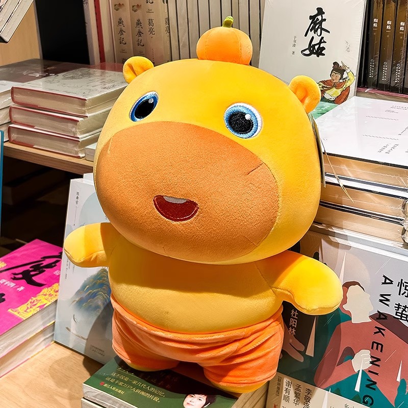 正版多爱水豚噜噜毛绒玩具公仔挂件小玩偶睡觉布娃娃搞怪生日礼物