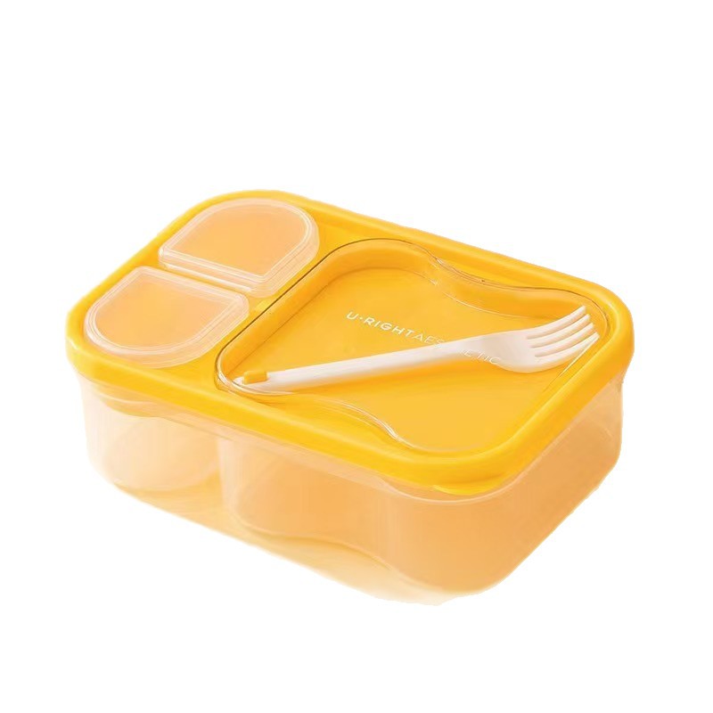 饭盒/211饭盒/玻璃饭盒/开学季/抽真空玻璃餐盒白底实物图