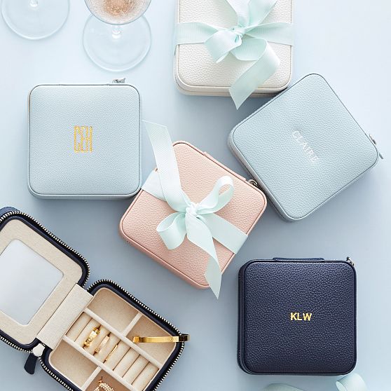 首饰盒小香风软包便携小巧多层分区高档ins风首饰收纳盒细节图