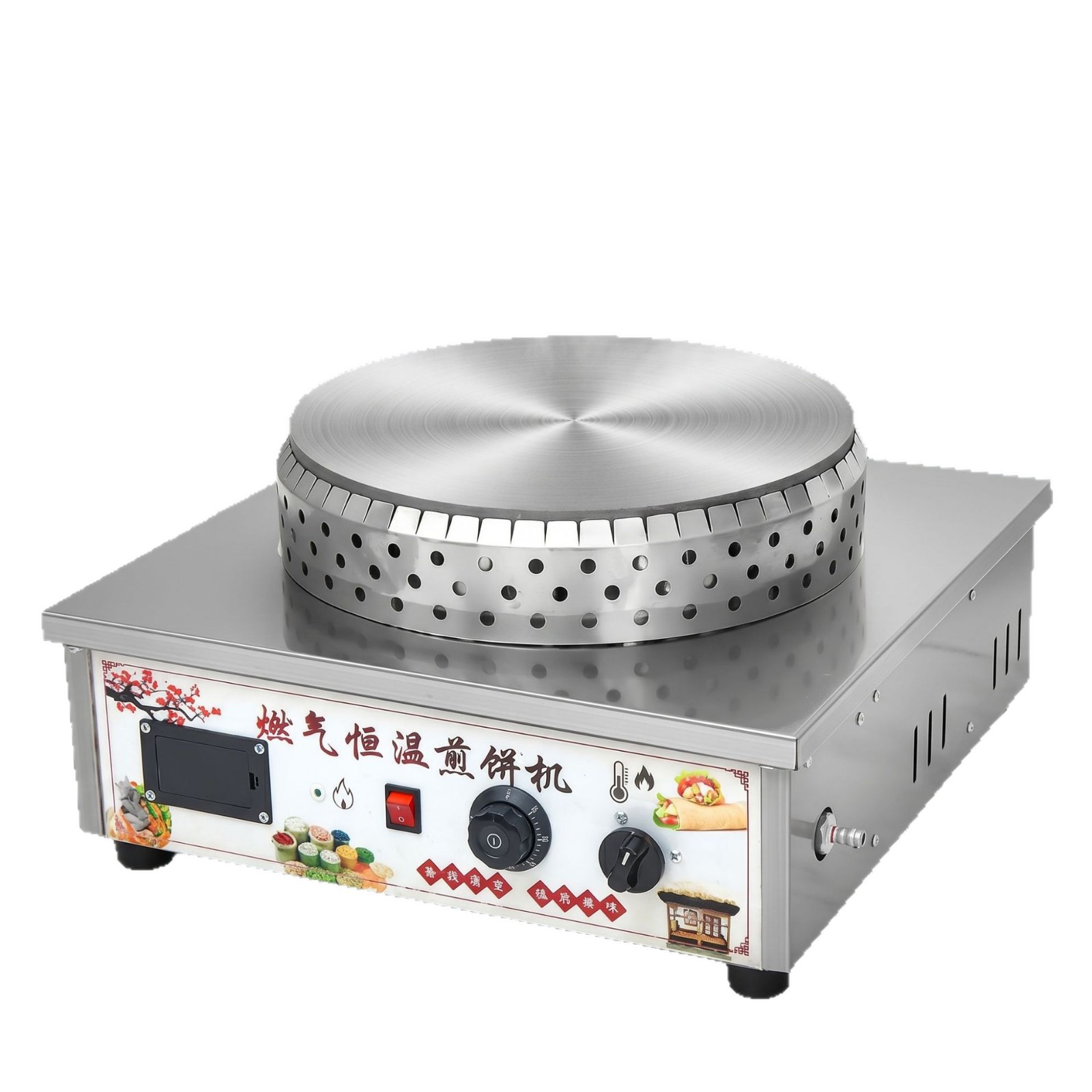 Direct sales from the manufacturer of commercial gas pancake machines, constant-temperature multigrain pancake grills, and night market pancake and fruit grills Item Picture