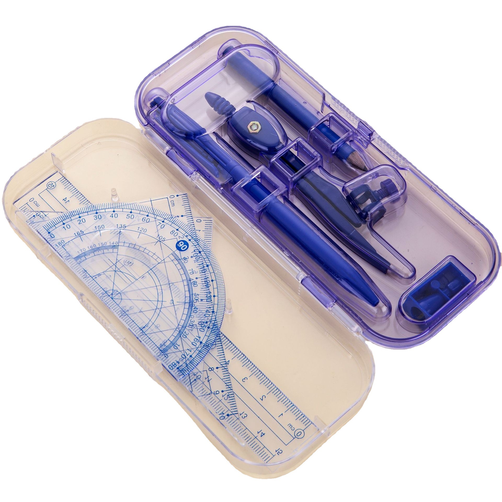 Pioneer shif3079 8-piece Compass Set in Crystal Box, Industrial-style student drawing compass Application Scenario