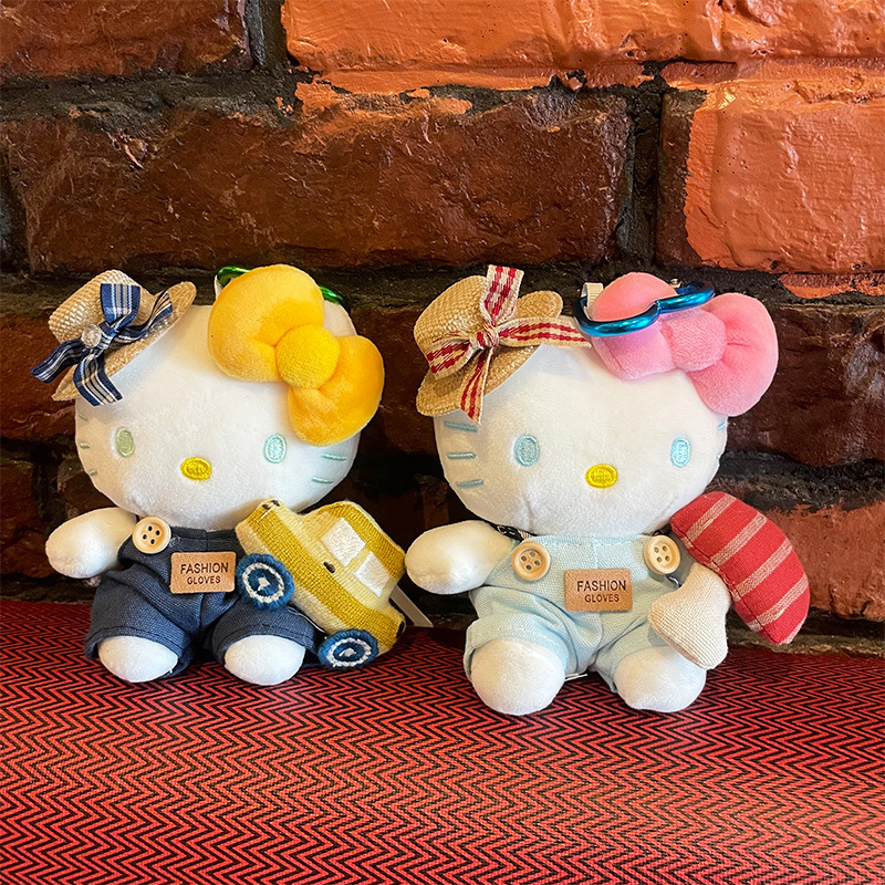 Cute hellokitty keychain pendant, kt cat plush doll, fashionable bag pendant, Kitty doll Application Scenario
