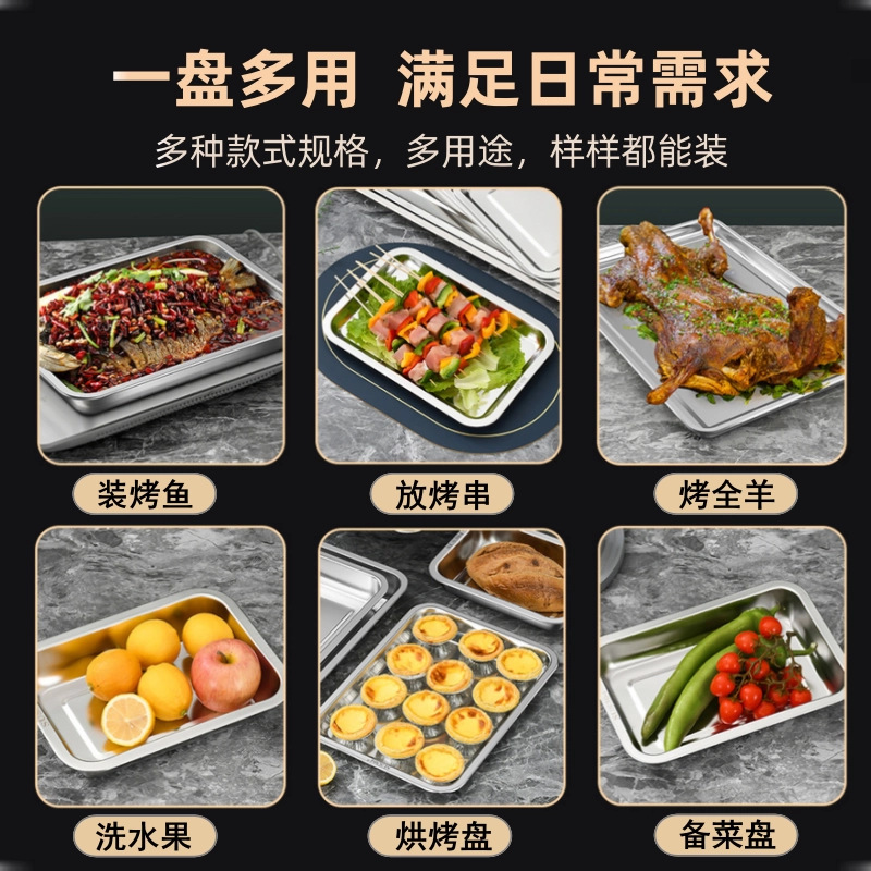 方形不锈钢盒子/中东托盘/塑料盘/餐具/陶瓷盘子产品图