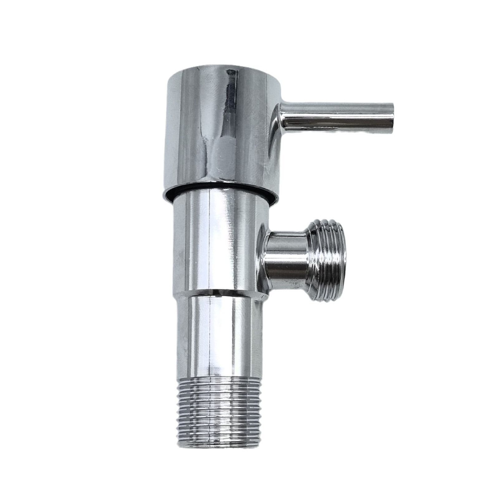 水龙头/水龙头北美/小熊贴防溅水龙头/洗手盆水龙头合金双联/卫浴白底实物图