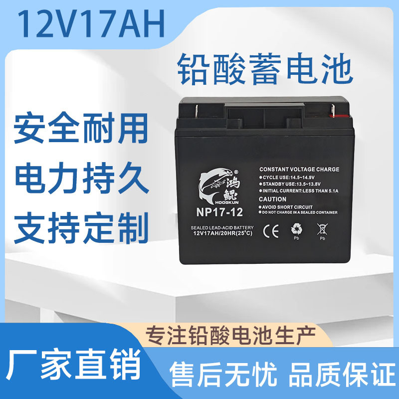 铅酸蓄电池 12V17AH储能电池户外电源
