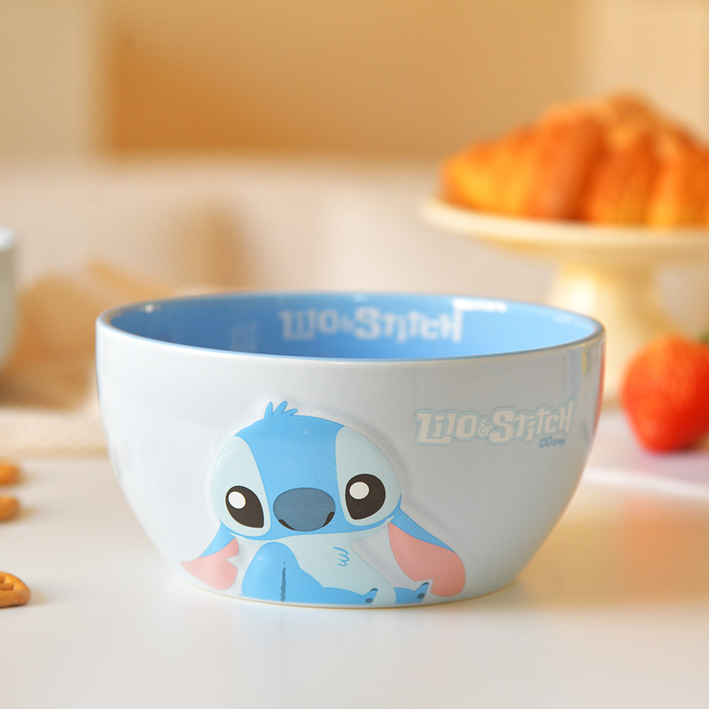 创意卡通6寸造型碗安琪饭碗史迪仔萌趣可爱家用餐具碗跨境批发产品图