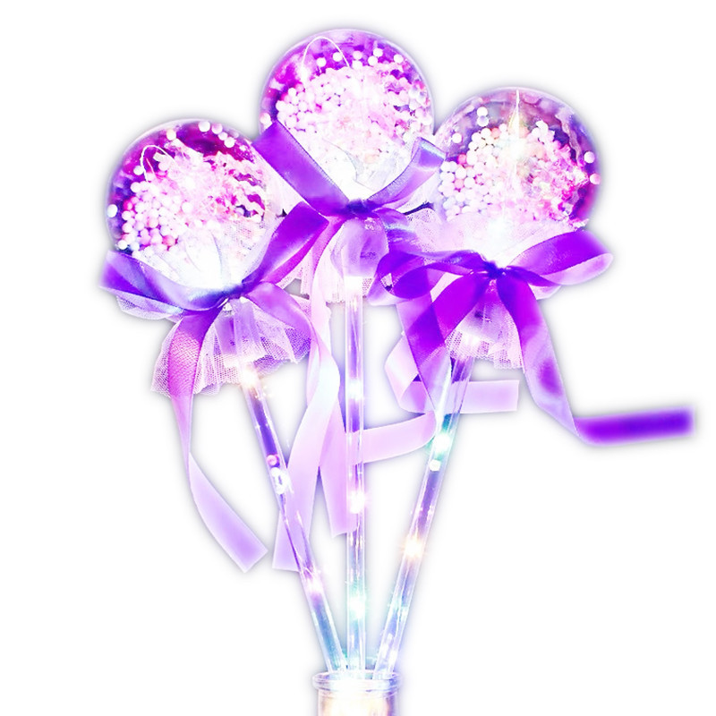 Douyin's popular night market toys include magic wands, luminous sticks, starry sky balls, bouncy balls, flashing fluorescent sticks, and glowing fairy sticks Item Picture