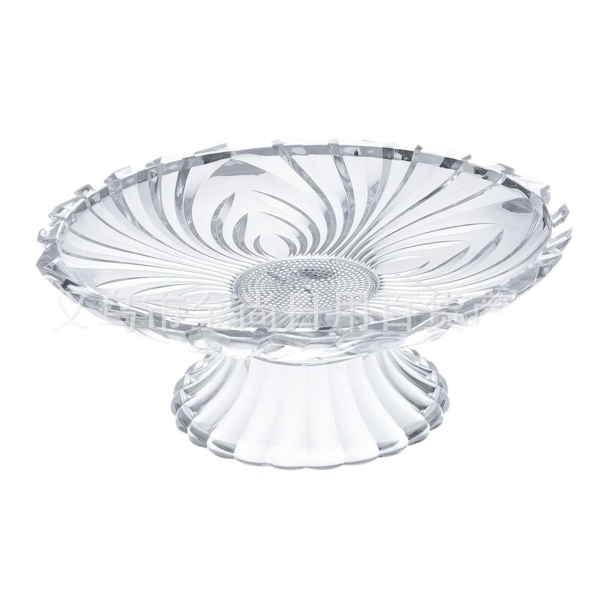 Creative fruit platter, living room coffee table, high-end plastic crystal fruit platter, front desk candy platter, snack platter Item Picture