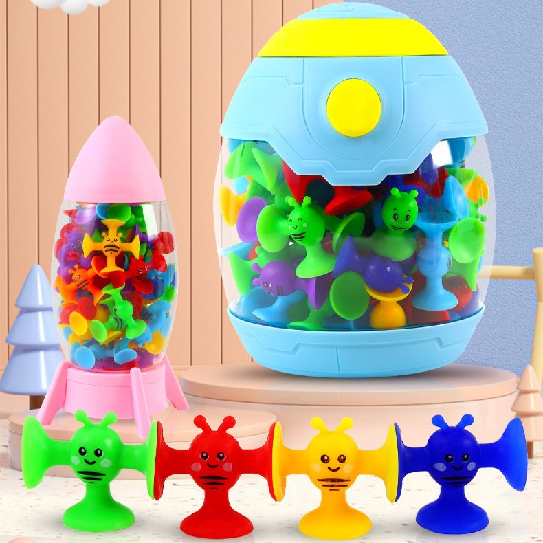 Animal doll suction cups, Sticky Fun educational morning suction fun toys