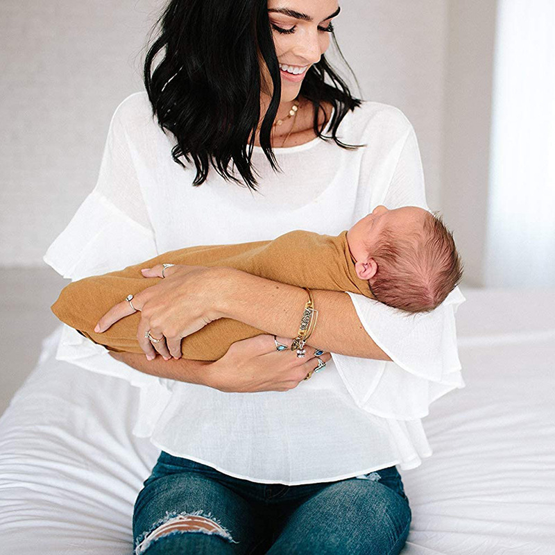 双层纱布/新生儿用品包被包单/包被/婴儿/婴儿毯婴儿卡通细节图