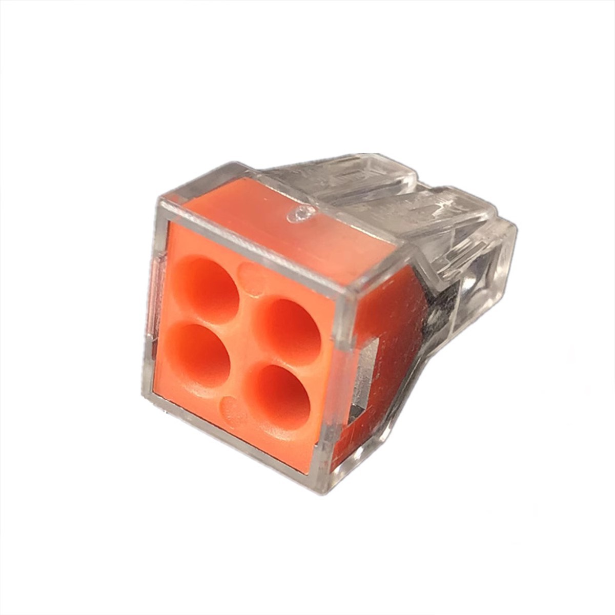 100 PCT-104 four-hole wire connectors, quick couplings, household hard wire terminal blocks, electrician wire bunkers Application Scenario