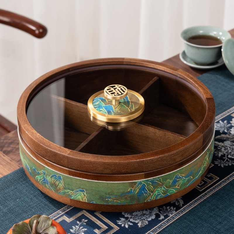 علبة الفواكه المجففة المصنوعة من الخشب المجفف Specification image