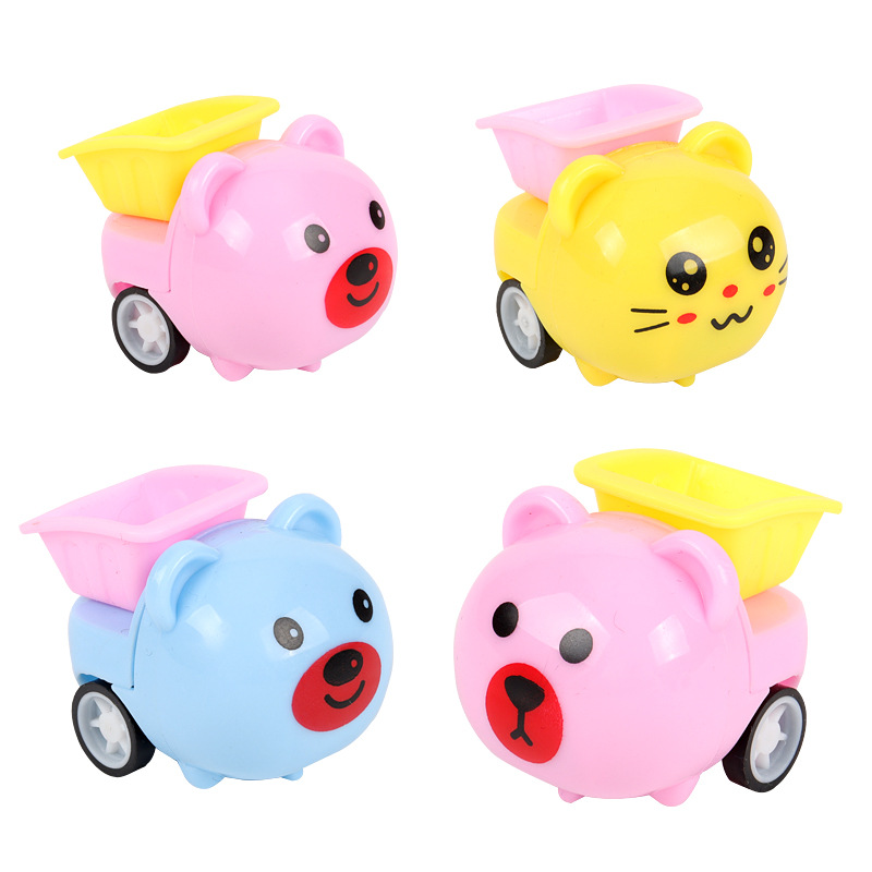 Animal rebound engineering vehicle toys, car toys, children's toys, boomerang toys, cars Item Picture