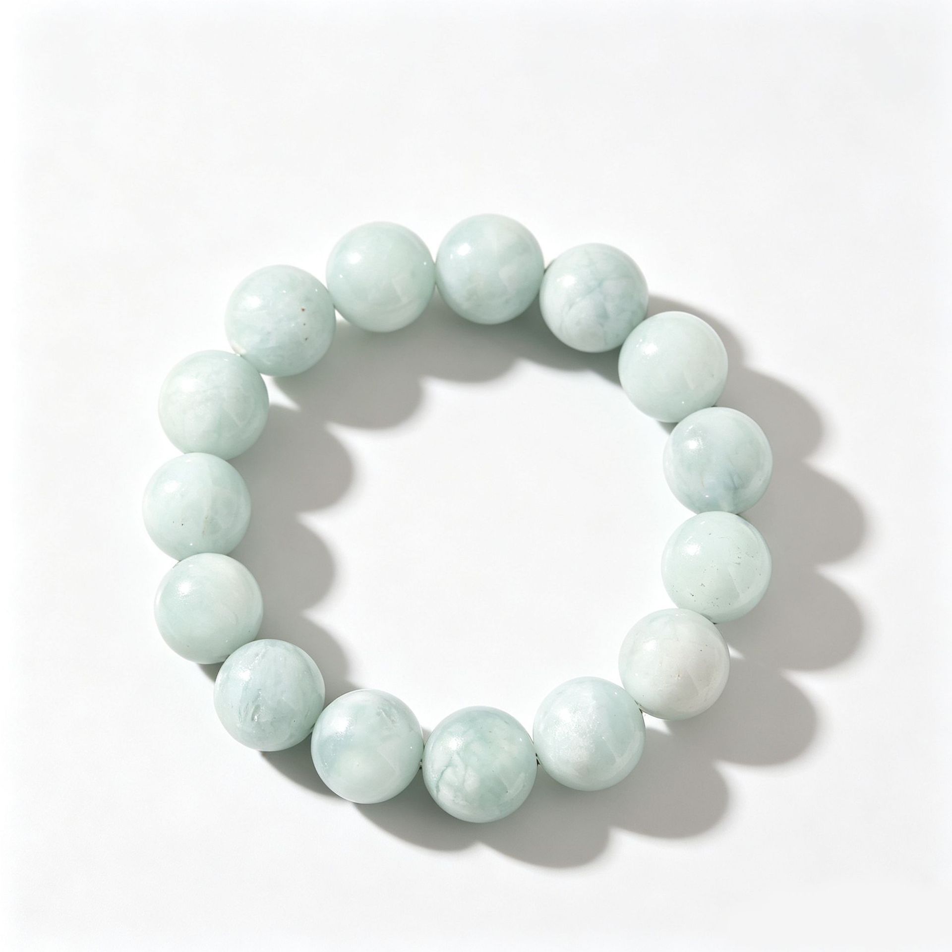 Natural mar lanbao un círculo de cristal mano string refrescante estilo nacional pulsera para mujeres en vivo fuente de accesorios fábrica en stock al por mayor Item Picture
