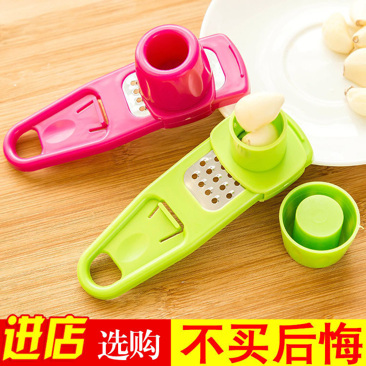 Creative kitchen tools: Household garlic grinder, garlic puree grinder, multi-functional ginger grinder, garlic cutter and garlic press details Picture