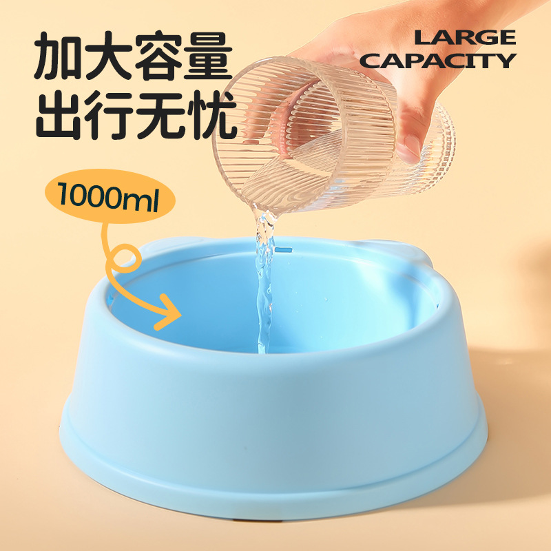 Rongka Pet Cross-border Pet Floating Bowl Dog Non-wet Mouth Floating Bowl Anti-Choking and Anti-Knocking Pet Bowl Cat Water Dispenser Cross-border New style Application Scenario