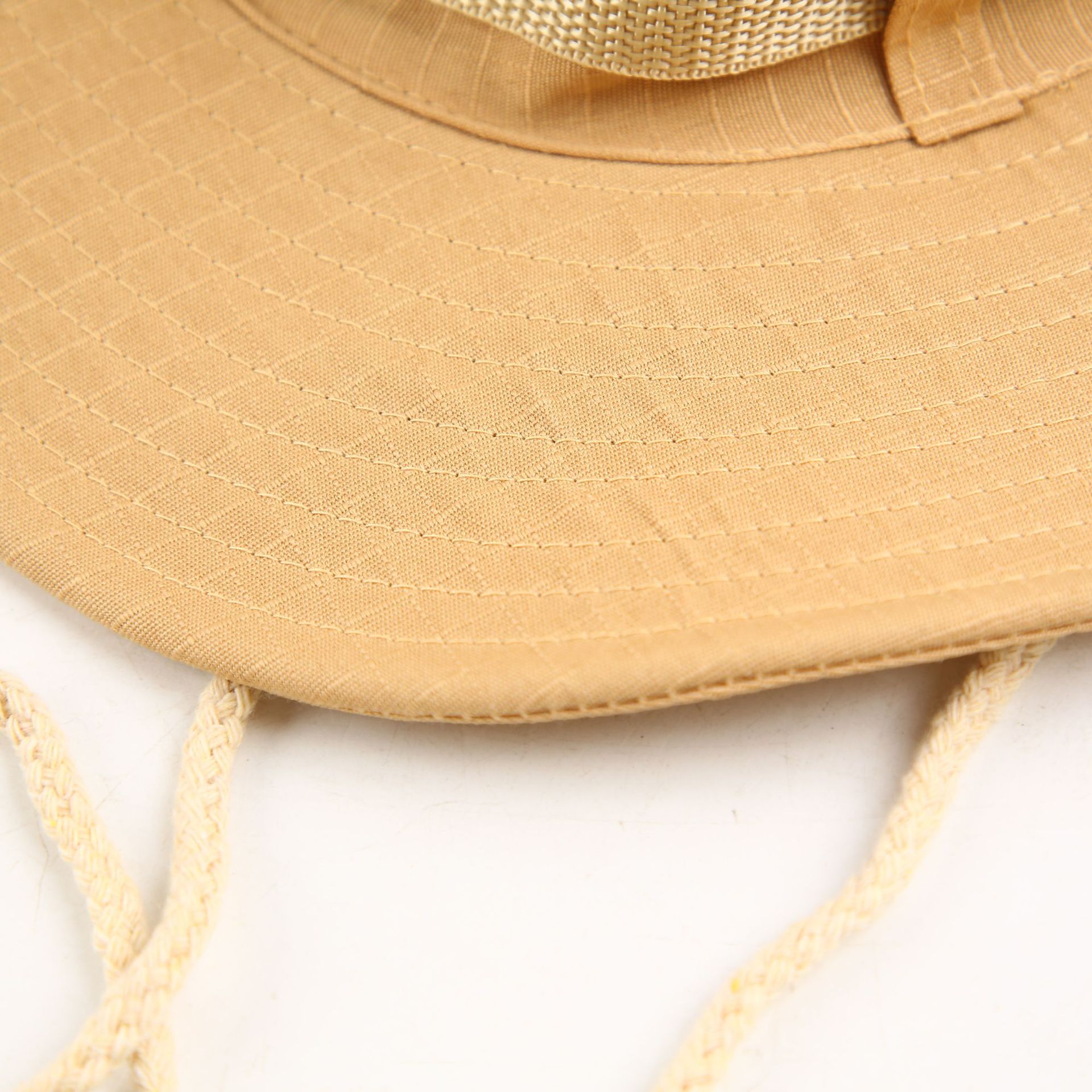 Japanese-style wide-brimmed fisherman hats, travel and camping, western cowboy hats, women's outdoor mountain climbing and fishing hats, men's sun protection and sun protection hats Item Picture