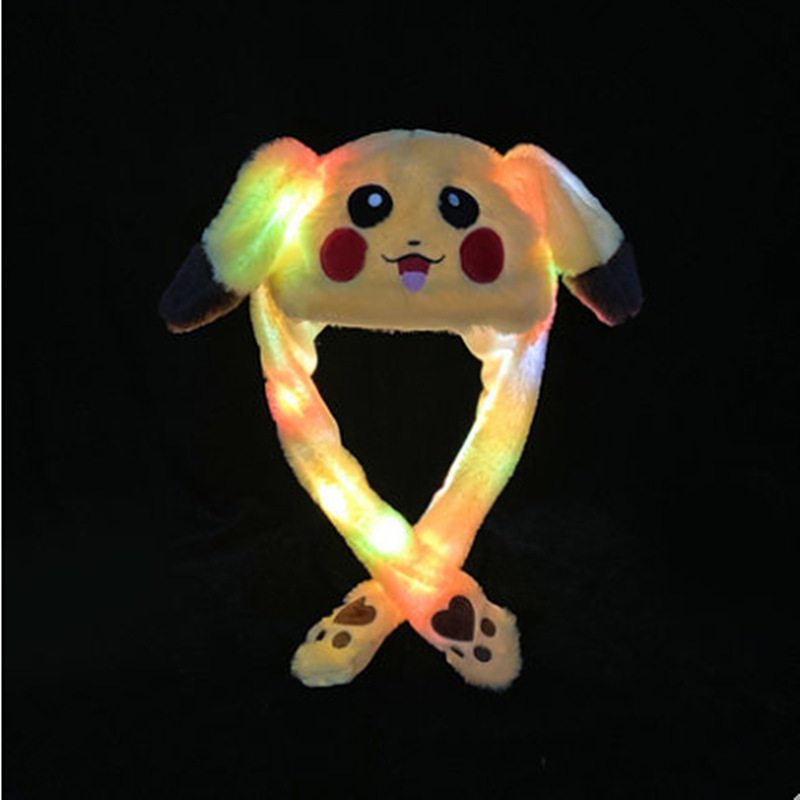 Douyin's popular rabbit-ear hats that move when pinched, cute rabbit hats for children, and trendy hats for street vendors Specification image