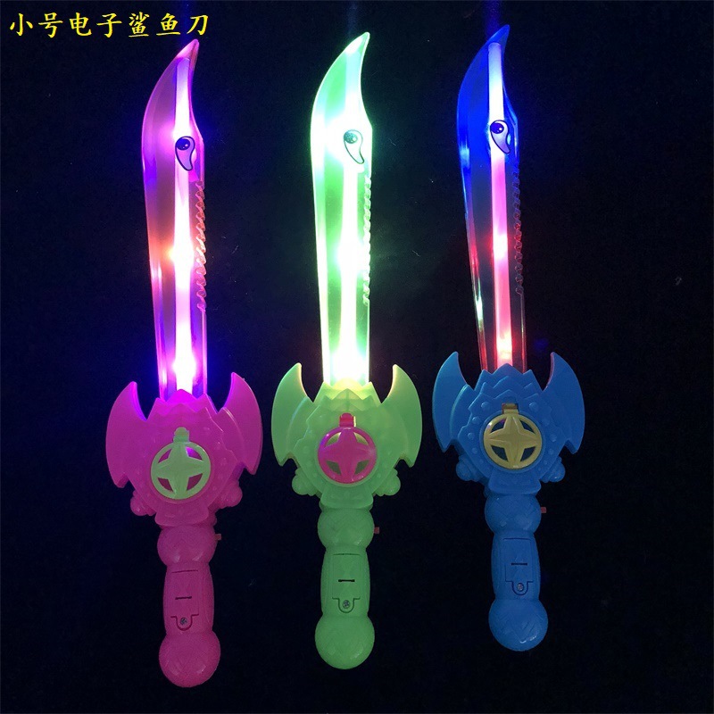 New type of light-emitting electronic knife, LED flash music small sword, children's toy, hot sales at street stalls, wholesale supply Application Scenario