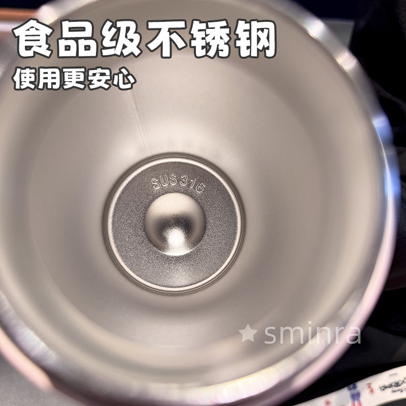 New Disney children's insulated cup, Judnick Stitch high appearance level water cup, student double-drinking straw cup Specification image