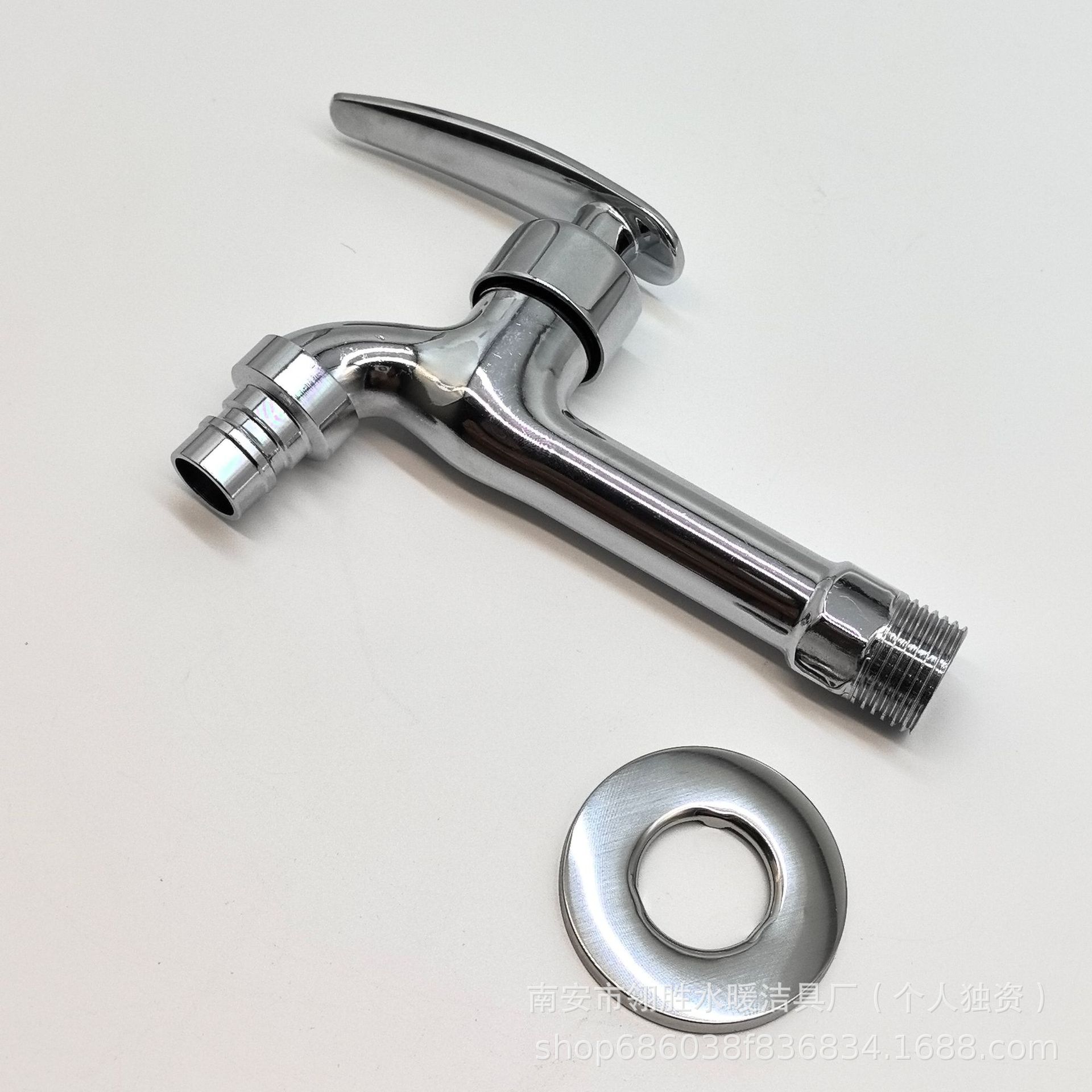 水龙头/水龙头北美/小熊贴防溅水龙头/洗手盆水龙头合金双联/卫浴产品图