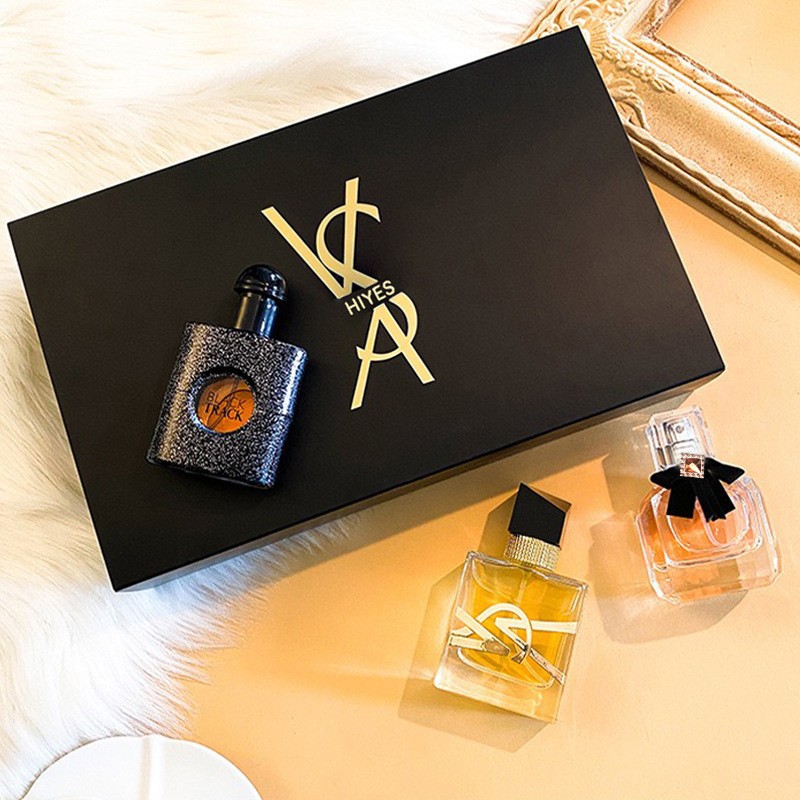30ML lady perfume set big brand 3 piezas lady perfume caja de regalo disponible de 1 unidad