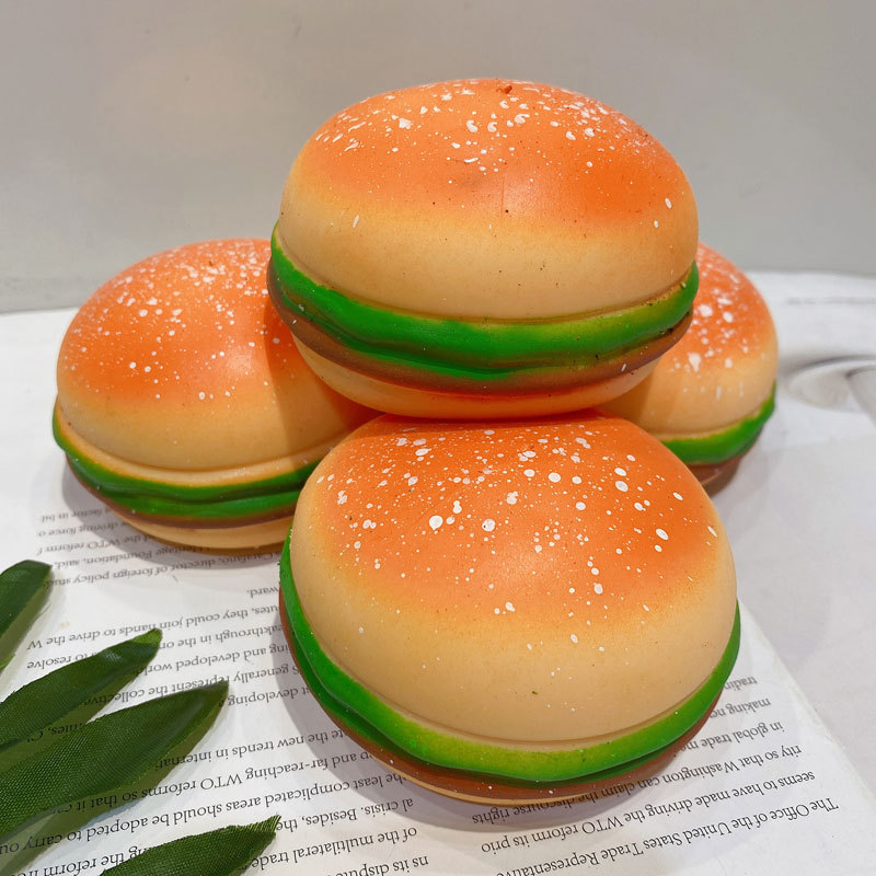 Slow rebound simulation food play mochi kneading Fun, freely matched girl flocked silicone kneading large size stress-relieving toy Application Scenario