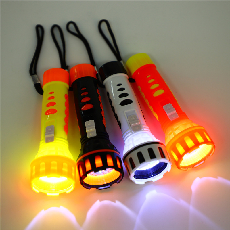 Portable mini household flashlight for children, gift LED outdoor keychain, carrying creative flashlight Application Scenario
