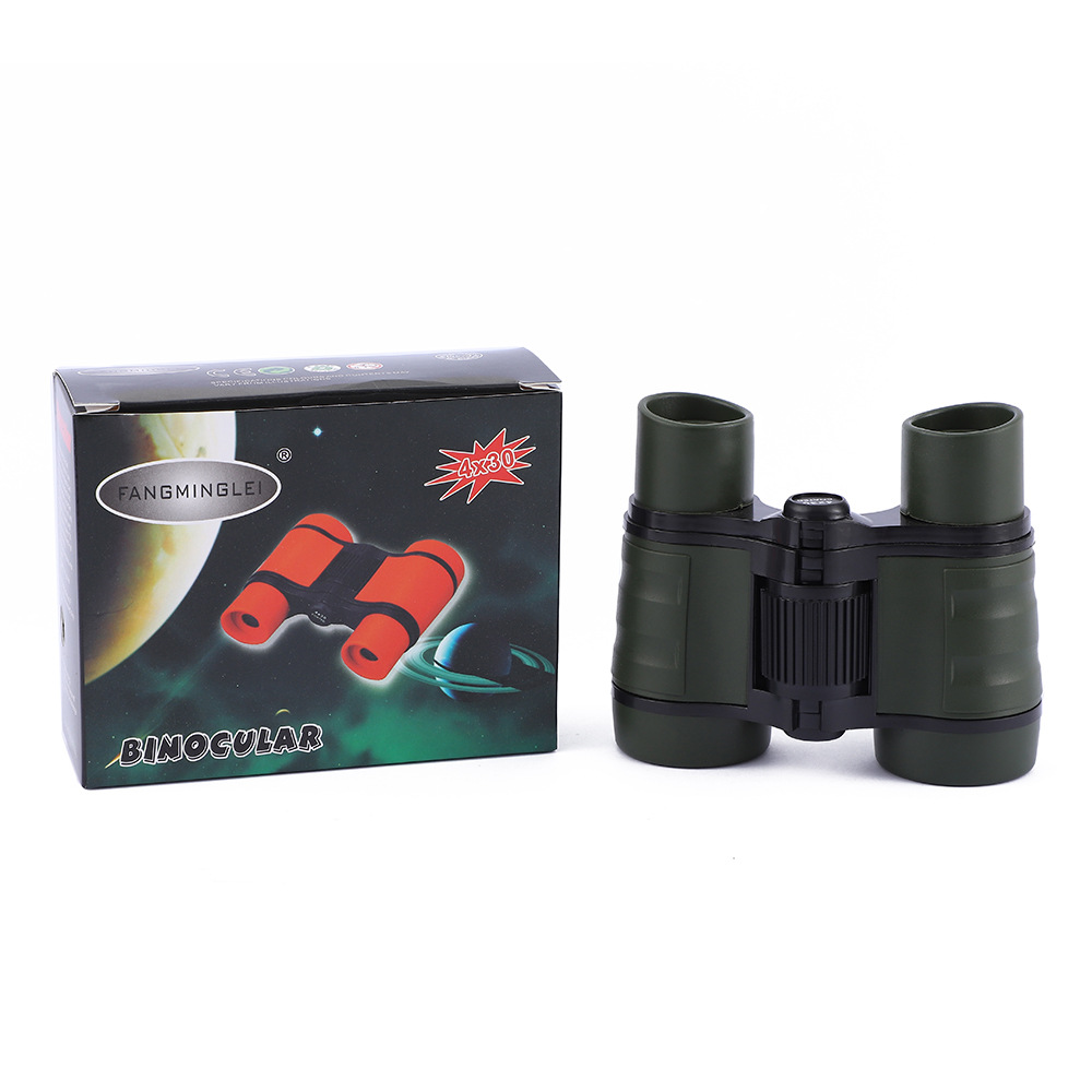 Nuevo 4X30 niños camuflaje telescopios niños juguetes binoculares niños puzzle telescopios wholesale Specification image
