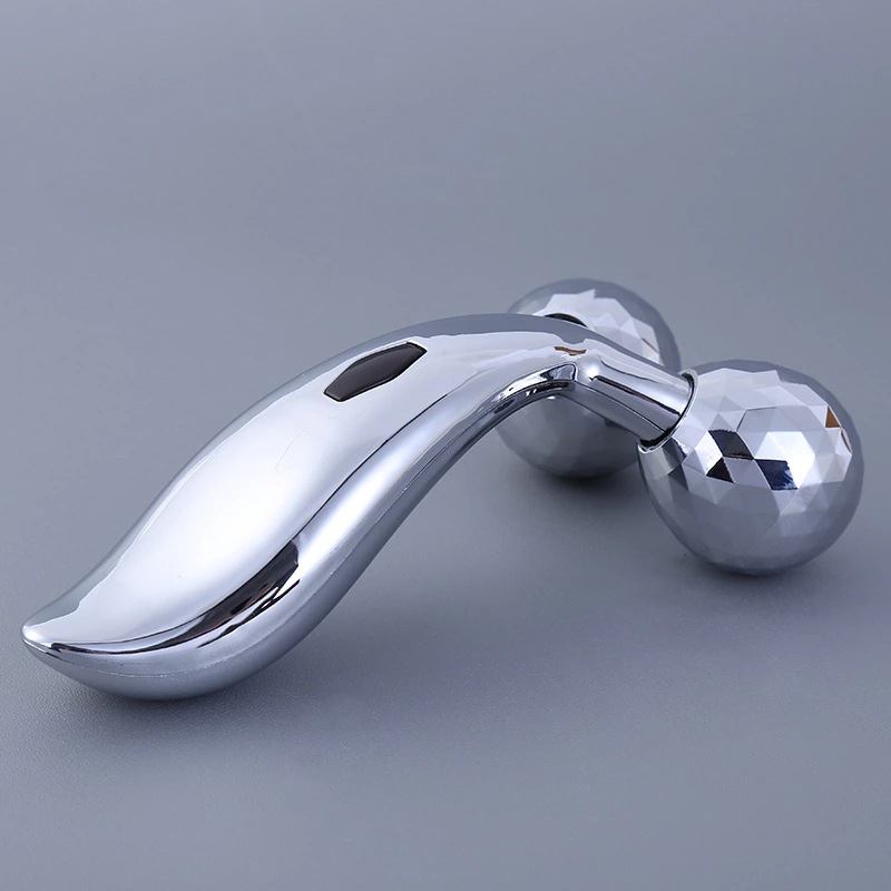 Cross-border 3D slimming face massage device, roller beauty machine, facial lifting and firming, full-body V-face massage magic tool, introduction device