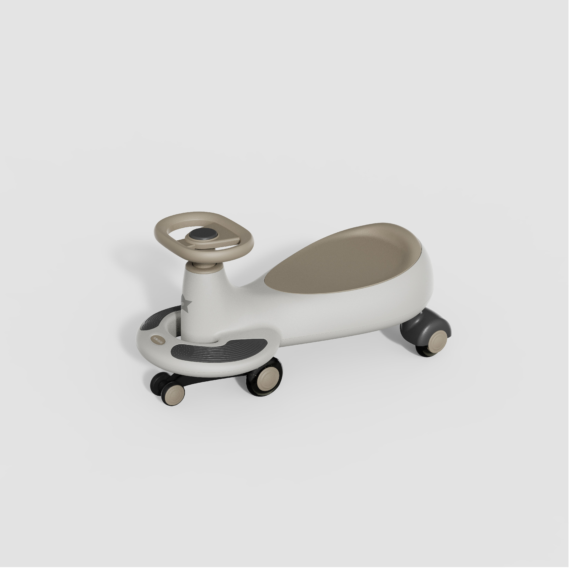 贝易扭扭车儿童声光玩具万向轮防侧翻溜溜车1-4岁宝宝滑行摇摆车白底实物图