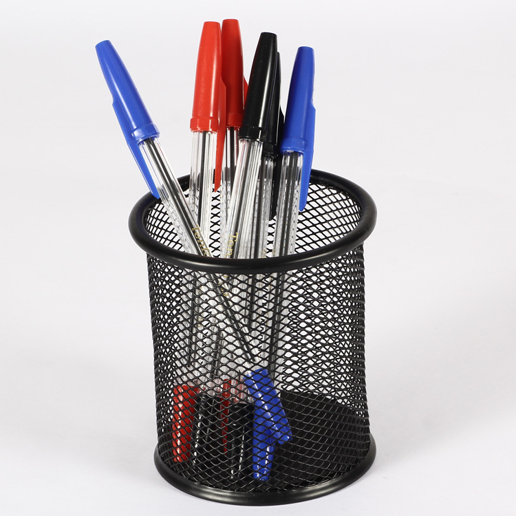 Wholesale of office ballpoint pen inserts, transparent ballpoint pen 583, extended plastic ballpoint pen, 12 pieces per box Specification drawing