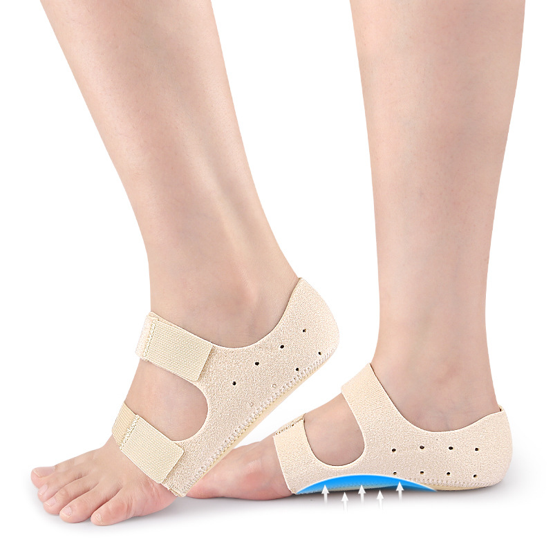 New foot arch two-in-one Velcro heel cover, flat foot support pad, soft and shock-absorbing foot cover for the sole Item Picture