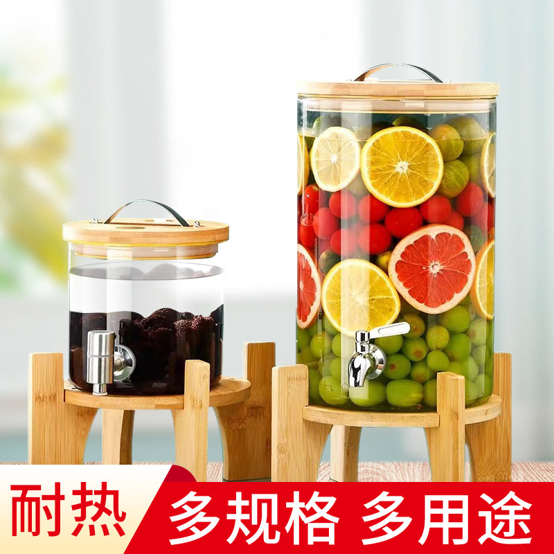 耐高温泡酒瓶青梅泡酒专用瓶带龙头泡酒坛葡萄酿酒瓶饮料自酿家用