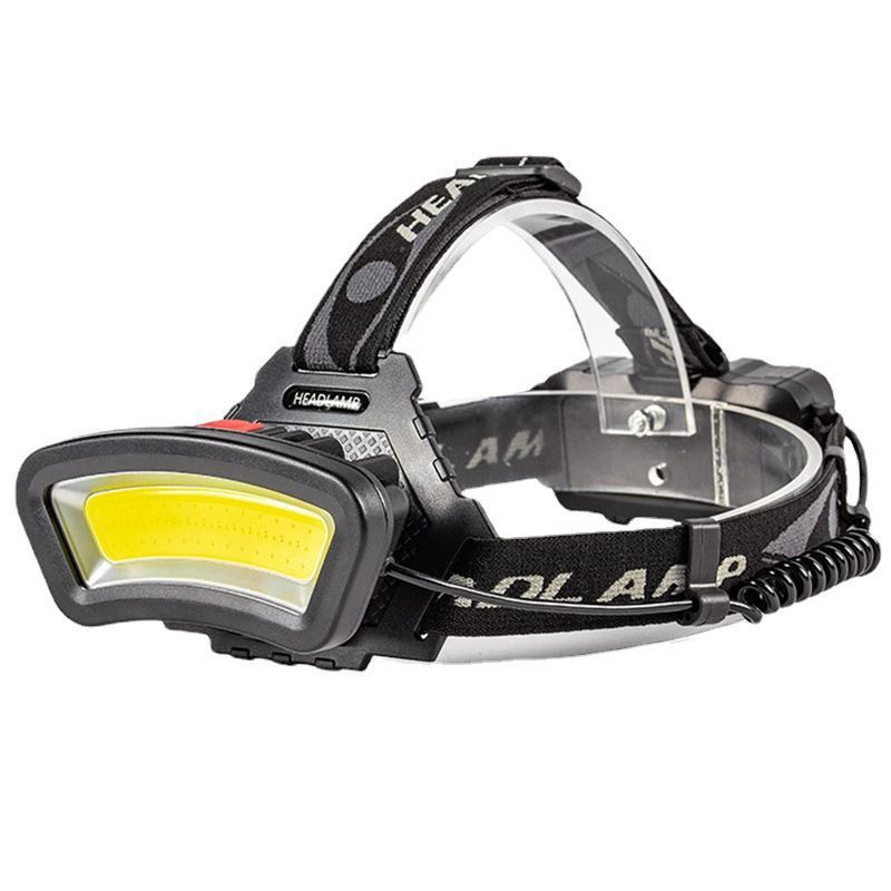 强光多功能COB头灯大泛围光源高亮LED红白光户外露营充电工作头灯