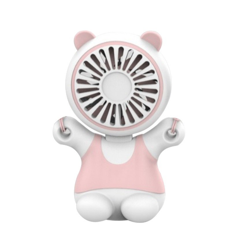 2024 new model factory direct sales USB mini fan, handheld, neck-hanging, foldable, quiet, gentle breeze, rechargeable and portable Item Picture