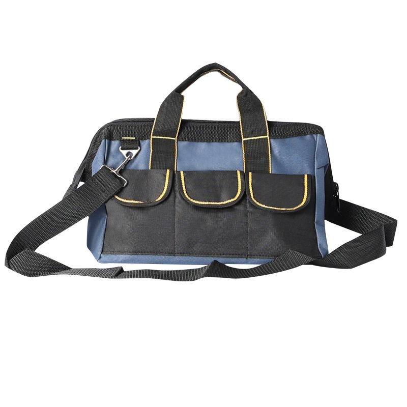 Tool bag, canvas, multi-functional hand and shoulder, electrician's tool bag, hardware repair bag, manual tool bag in stock details Picture