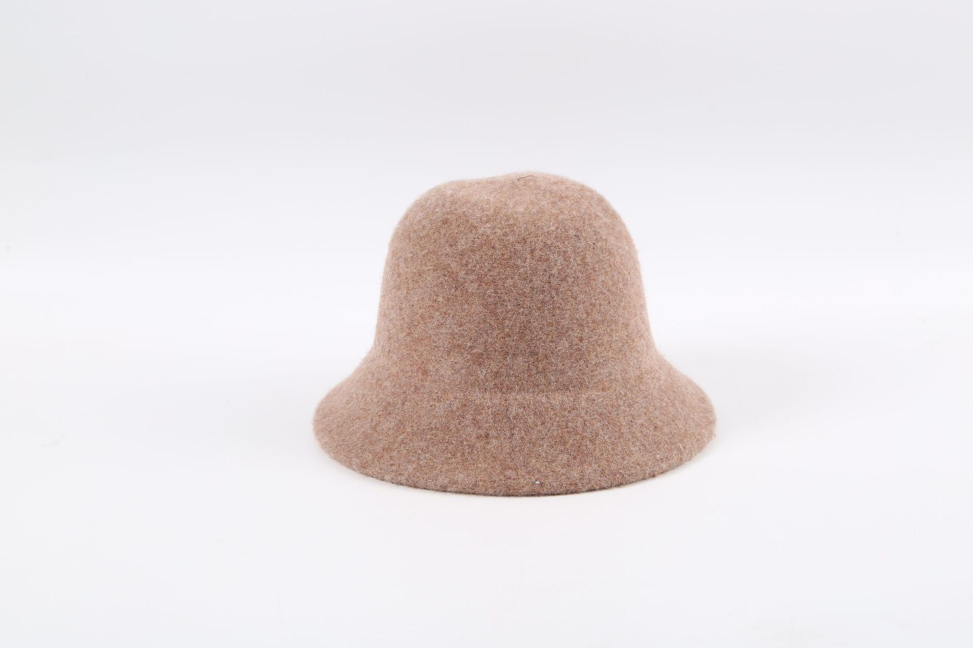 Thickened woolen fisherman's hat for women, autumn and winter basin hat, knitted woolen hat for warmth, Korean folding, Japanese style, versatile and trendy details Picture