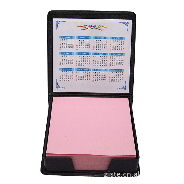 【 Factory Direct Sales 】 Leather box, sticky note box, advertising office promotion gift, can be printed with logo details Picture