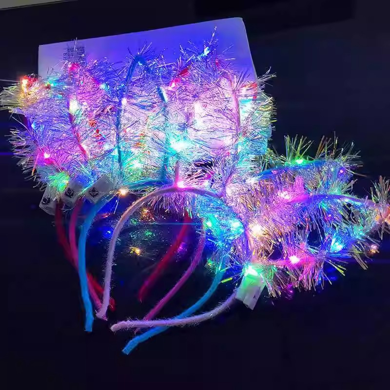 酒吧道具/发光汽球/发光头饰/花环头饰/玩具细节图