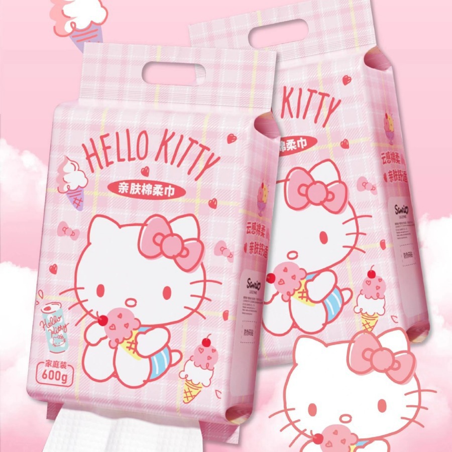 婴儿棉柔巾实物图