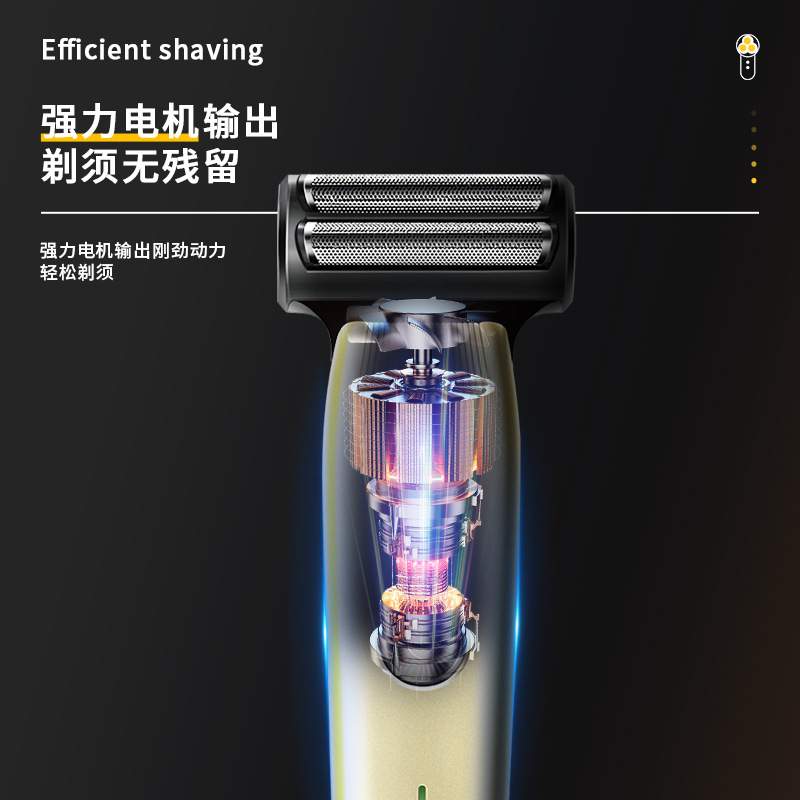 Men's razor set, double-head hair remover, manual razor, beard razor Application Scenario