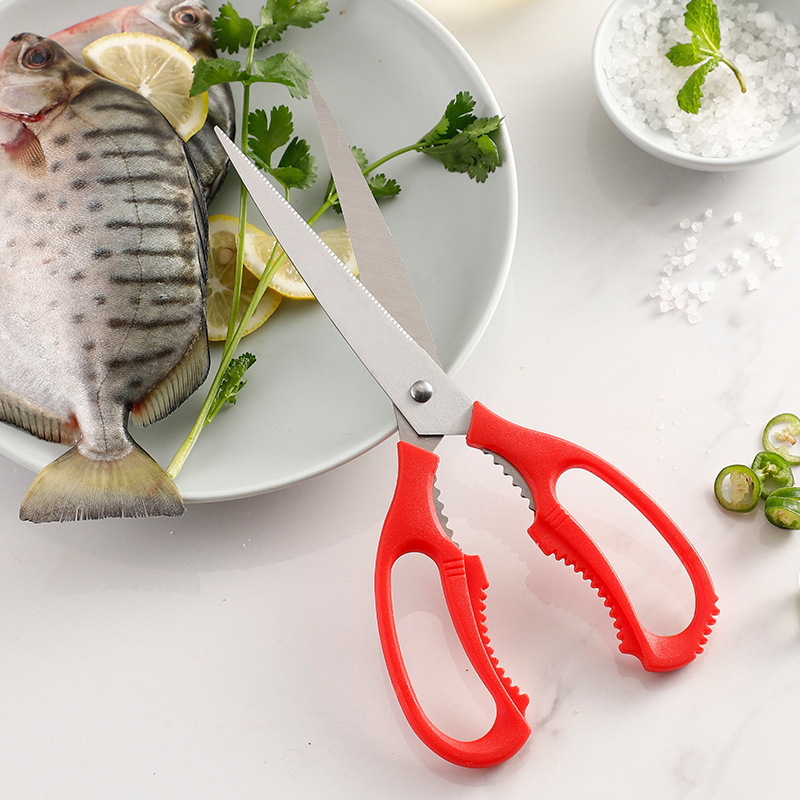 Multi-functional stainless steel kitchen scissors, kitchen scissors, garden pruning scissors, multi-functional scissors, kitchen chicken bone scissors