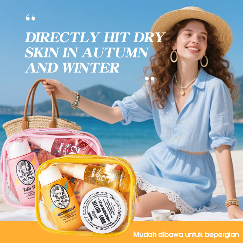 [cross-border special] FORMBO perfume body milk gel de ducha 3 en 1 kit de perfume spray de pelo al por mayor details Picture