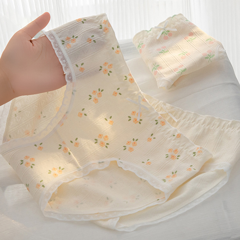 女士三角裤实物图