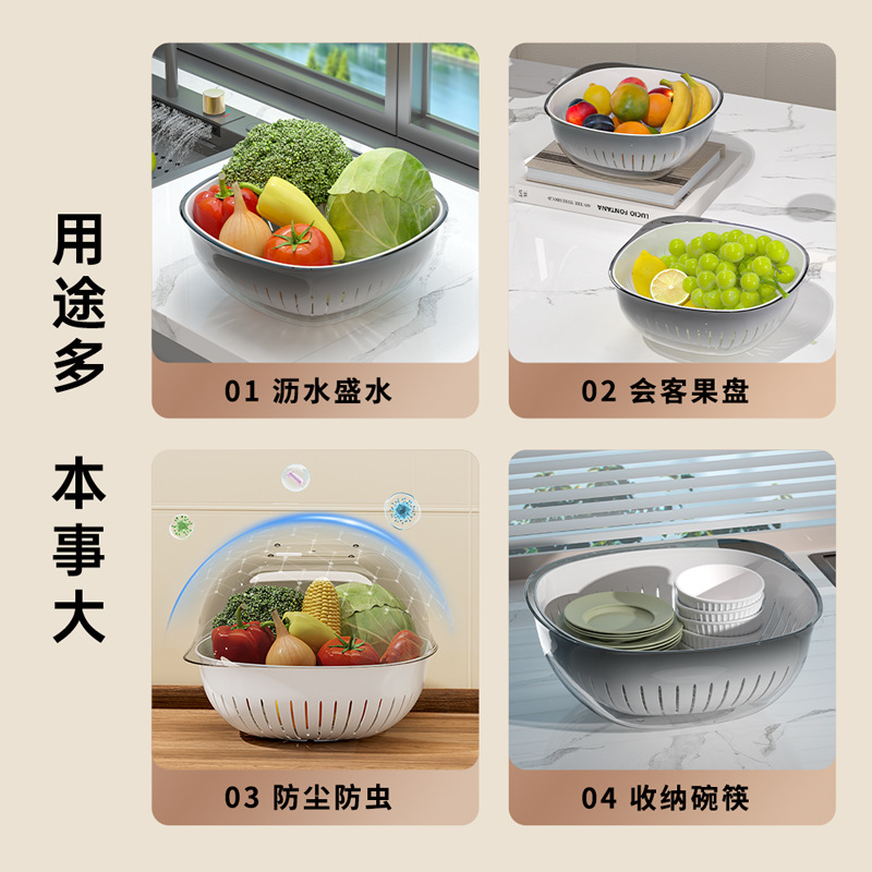 沥水篮、盆实物图