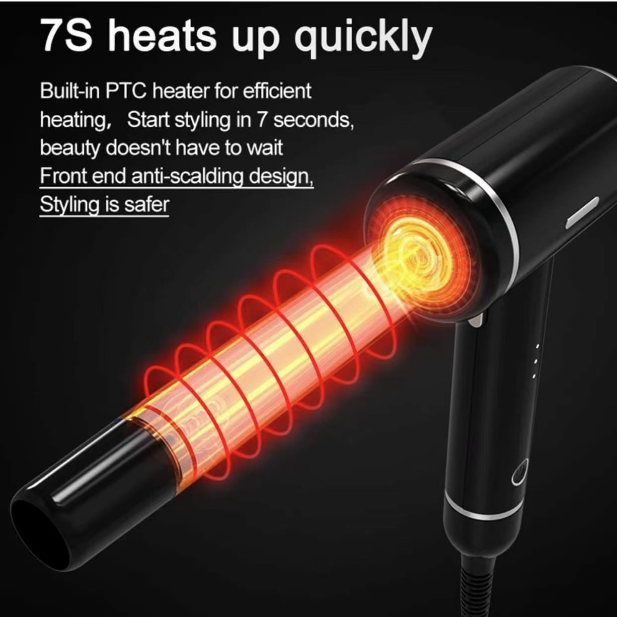 免烫卷发棒/卷发器/卷发棒/直发夹板/吹风机造型梳细节图