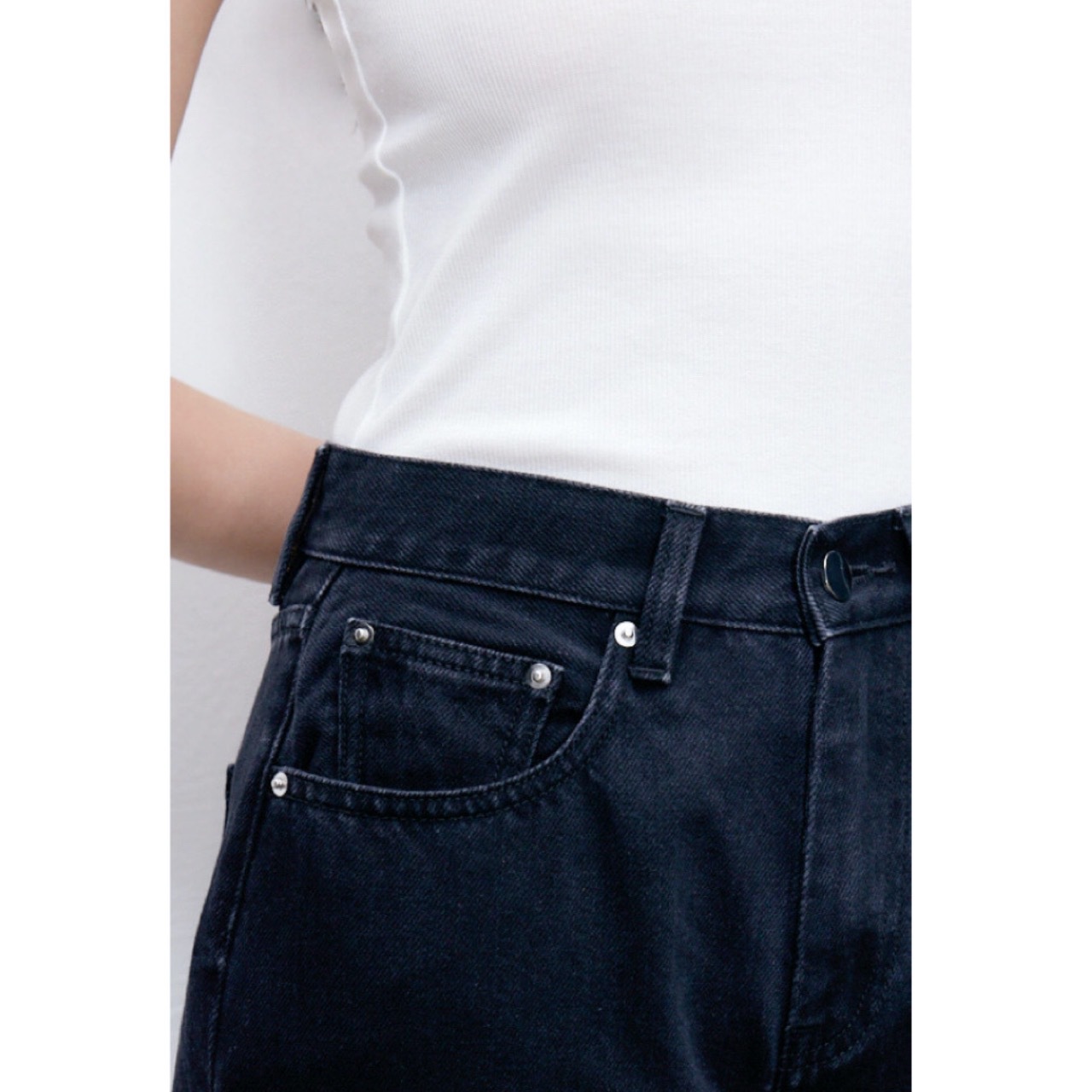 【UpperClass Series 】OriginalTwisted Classic Twisted Stitch jeans for mid-to-high-waisted women Specification image