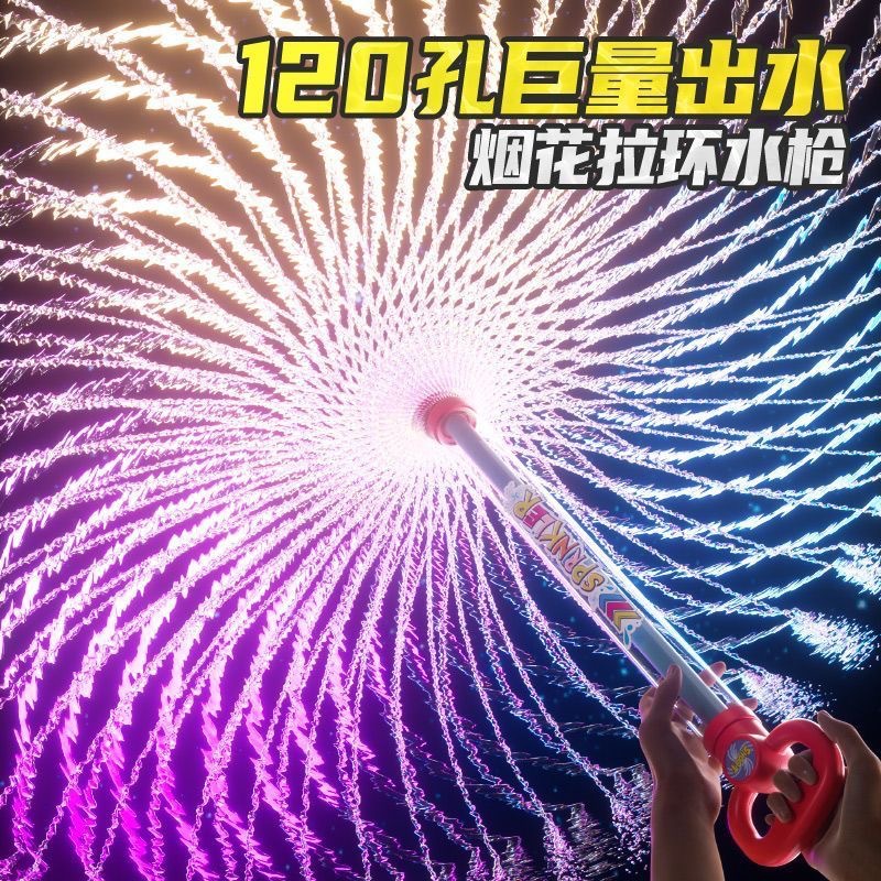 2025 New adult Water Splashing Festival, rafting, water fight, pull-out style, popular fireworks, water gun, children's toys, water spray Application Scenario