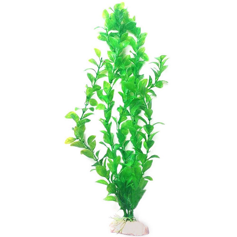 鱼缸水族用品仿真水草塑料花鱼缸造景植物3节过江龙多色组合草产品图